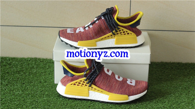 Adidas X PW Pharrell Williams NMD HU Race Bold Yellow